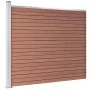 Panel de valla WPC marrón 175x146 cm de vidaXL, Paneles de vallas - Ref: Foro24-148981, Precio: 260,73 €, Descuento: %