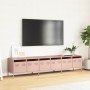 Mueble para TV acero laminado en frío rosa 202x39x43,5 cm von , TV-Möbel - Ref: Foro24-3307150, Preis: 213,17 €, Rabatt: %