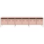 Mueble para TV acero laminado en frío rosa 202x39x43,5 cm de , Muebles TV - Ref: Foro24-3307150, Precio: 213,07 €