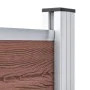 Panel de valla WPC marrón 175x146 cm de vidaXL, Paneles de vallas - Ref: Foro24-148981, Precio: 260,73 €, Descuento: %