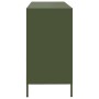 Aparador de acero laminado en frío verde oliva 135x39x73,5 cm by , Sideboards - Ref: Foro24-3307171, Price: 224,27 €, Discoun...