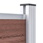 Braunes WPC-Zaunelement 95x186 cm von vidaXL, Zaunpaneele - Ref: Foro24-148977, Preis: 146,83 €, Rabatt: %