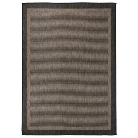 Alfombra de exterior de tejido plano marrón oscuro 120x170 cm by , Rugs - Ref: Foro24-340844, Price: 43,72 €, Discount: %