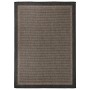 Alfombra de exterior de tejido plano marrón oscuro 120x170 cm by , Rugs - Ref: Foro24-340844, Price: 43,72 €, Discount: %