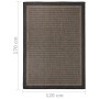 Alfombra de exterior de tejido plano marrón oscuro 120x170 cm by , Rugs - Ref: Foro24-340844, Price: 43,72 €, Discount: %