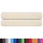 Toallas de sauna 2 uds 100% algodón crema 80x200 cm 360 gsm by , Towels - Ref: Foro24-137007, Price: 35,96 €, Discount: %