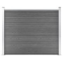 Gray WPC fence panel 180x146 cm by vidaXL, fence panels - Ref: Foro24-148982, Price: 244,13 €, Discount: %