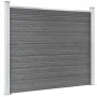 Graues WPC-Zaunelement 180x146 cm von vidaXL, Zaunpaneele - Ref: Foro24-148982, Preis: 238,52 €, Rabatt: %