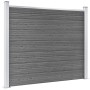 Gray WPC fence panel 180x146 cm by vidaXL, fence panels - Ref: Foro24-148982, Price: 244,13 €, Discount: %