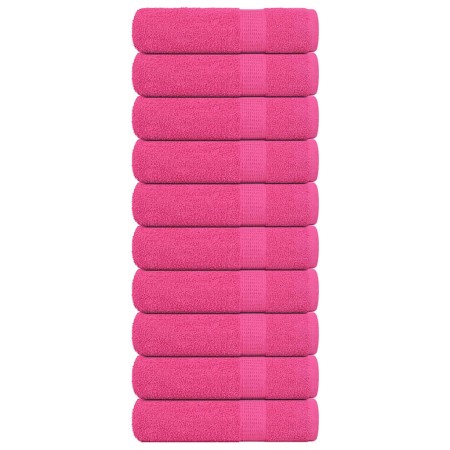 Toallas de invitados 10 uds 100% algodón rosa 70x140 cm 360gsm by , Towels - Ref: Foro24-137051, Price: 70,91 €, Discount: %