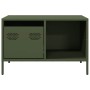 Mesa de centro acero laminado frío verde oliva 68,5x50x43,5cm by , Coffee table - Ref: Foro24-851284, Price: 98,19 €, Discoun...