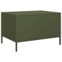 Mesa de centro acero laminado frío verde oliva 68,5x50x43,5cm by , Coffee table - Ref: Foro24-851284, Price: 98,19 €, Discoun...