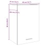 Armario colgante madera envejecida 40x31x60 cm von , Küchenschränke - Ref: Foro24-856104, Preis: 43,18 €, Rabatt: %