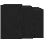 Mesas apilables 3 piezas madera contrachapada negro by , Side tables - Ref: Foro24-858534, Price: 62,25 €, Discount: %