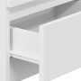 Mesilla de noche con 2 cajones blanca 40x33x60 cm de , Mesitas de noche - Ref: Foro24-858560, Precio: 55,19 €, Descuento: %