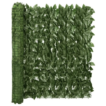 Toldo para balcón con hojas verde oscuro 300x100 cm by vidaXL, Umbrellas - Ref: Foro24-315487, Price: 32,83 €, Discount: %
