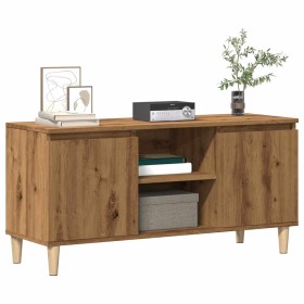 Mueble para TV madera de ingeniería roble artisan 102x35x50 cm von , TV-Möbel - Ref: Foro24-856429, Preis: 72,93 €, Rabatt: %