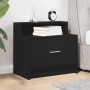 Mesilla de noche con cajón roble negro 51x31x47 cm von , Nachttische - Ref: Foro24-858670, Preis: 40,52 €, Rabatt: %