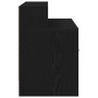 Mesilla de noche con cajón roble negro 51x31x47 cm von , Nachttische - Ref: Foro24-858670, Preis: 40,52 €, Rabatt: %