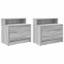 Mesillas de noche con cajón 2 uds gris sonoma 51x31x47 cm von , Nachttische - Ref: Foro24-858679, Preis: 70,65 €, Rabatt: %