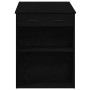 Escritorio con cajón y estante madera contrachapada roble negro von , Küchen- und Esstische - Ref: Foro24-858687, Preis: 90,4...