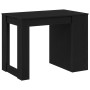 Escritorio con cajón y estante madera contrachapada roble negro von , Küchen- und Esstische - Ref: Foro24-858687, Preis: 90,4...