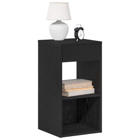 Mesillas de noche con cajón 2 uds roble negro 35x34x66,5 cm von , Nachttische - Ref: Foro24-858716, Preis: 73,98 €, Rabatt: %