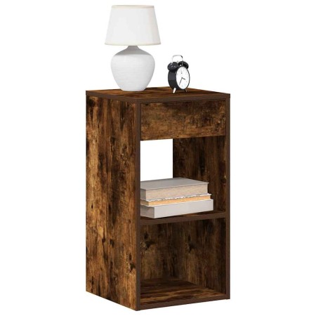 Mesilla de noche con cajón roble ahumado 35x34x66,5 cm von , Nachttische - Ref: Foro24-858721, Preis: 42,70 €, Rabatt: %
