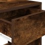 Mesilla de noche con cajón roble ahumado 35x34x66,5 cm von , Nachttische - Ref: Foro24-858721, Preis: 42,70 €, Rabatt: %