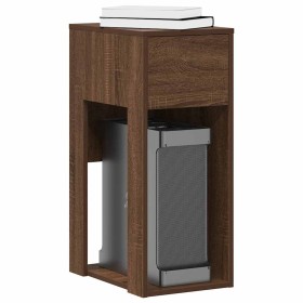 Torre de ordenador con cajón roble marrón 30x44x74 cm von , Schreibtische - Ref: Foro24-858737, Preis: 56,20 €, Rabatt: %