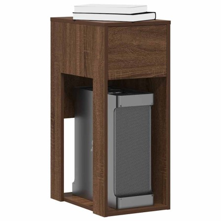 Torre de ordenador con cajón roble marrón 30x44x74 cm by , Desks - Ref: Foro24-858737, Price: 56,20 €, Discount: %