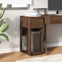 Torre de ordenador con cajón roble marrón 30x44x74 cm by , Desks - Ref: Foro24-858737, Price: 56,20 €, Discount: %