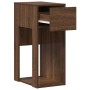 Torre de ordenador con cajón roble marrón 30x44x74 cm by , Desks - Ref: Foro24-858737, Price: 56,20 €, Discount: %