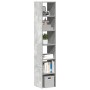 Librerías 2 uds madera contrachapada apilable gris hormigón von , Schließfächer und Lagerschränke - Ref: Foro24-858810, Preis...