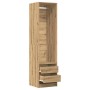 Armario de madera de ingeniería roble artesanal 50x50x200 cm by , Wardrobes - Ref: Foro24-3318629, Price: 149,07 €, Discount: %