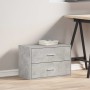 Armario con 2 cajones gris cemento 60x31x40cm madera ingeniería de , Cajoneras - Ref: Foro24-858827, Precio: 56,14 €, Descuen...