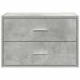Armario con 2 cajones gris cemento 60x31x40cm madera ingeniería de , Cajoneras - Ref: Foro24-858827, Precio: 56,14 €, Descuen...