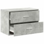 Armario con 2 cajones gris cemento 60x31x40cm madera ingeniería de , Cajoneras - Ref: Foro24-858827, Precio: 56,14 €, Descuen...