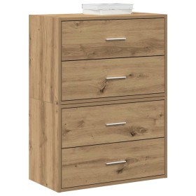 Armarios con 2 cajones 2 uds roble artesanal 60x31x40 cm von , Schubladen - Ref: Foro24-858838, Preis: 90,01 €, Rabatt: %