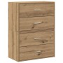 Armarios con 2 cajones 2 uds roble artesanal 60x31x40 cm de , Cajoneras - Ref: Foro24-858838, Precio: 93,23 €, Descuento: %