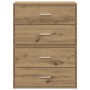 Armarios con 2 cajones 2 uds roble artesanal 60x31x40 cm de , Cajoneras - Ref: Foro24-858838, Precio: 93,23 €, Descuento: %