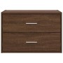 Armario con 2 cajones roble marrón 60x31x40cm madera ingeniería von , Schubladen - Ref: Foro24-858833, Preis: 55,44 €, Rabatt: %