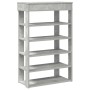 Mueble zapatero madera contrachapada gris hormigón 60x30x98 cm by , Shoe racks and shoe organizers - Ref: Foro24-859926, Pric...