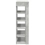 Mueble zapatero madera contrachapada gris hormigón 60x30x98 cm by , Shoe racks and shoe organizers - Ref: Foro24-859926, Pric...
