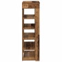 Mueble zapatero madera contrachapada madera vieja 60x30x98 cm by , Shoe racks and shoe organizers - Ref: Foro24-859930, Price...