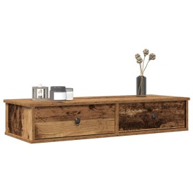Estante de pared con cajones madera contrachapada madera vieja von , Regale und Regale - Ref: Foro24-859966, Preis: 73,64 €, ...