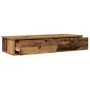 Estante de pared con cajones madera contrachapada madera vieja de , Estantes y estanterías - Ref: Foro24-859966, Precio: 73,6...