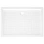 Plato de ducha con puntos ABS blanco 70x100x4 cm