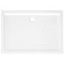 Shower tray with white ABS points 70x100x4 cm by vidaXL, Shower trays - Ref: Foro24-148899, Price: 102,43 €, Discount: %