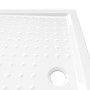 Plato de ducha con puntos ABS blanco 70x100x4 cm